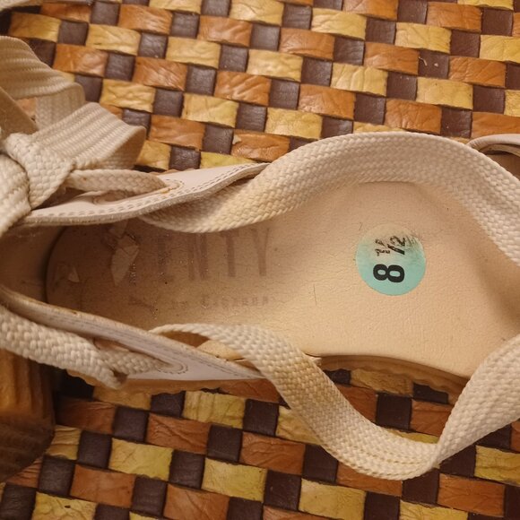 Fenty Puma Puma Fenty Rihanna Leather Tie Creepers Flats Beige Size 8.5 - Picture 5 of 6